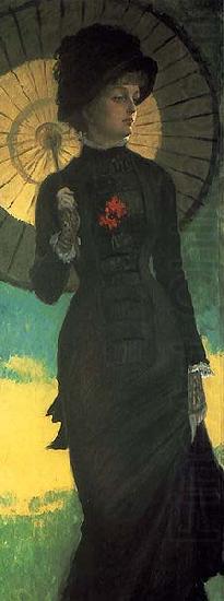 James Tissot Mrs.Newton with a Parasol, china oil painting image